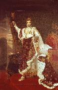 Portrait of Napoleon I in Coronation Robes Robert Lefevre